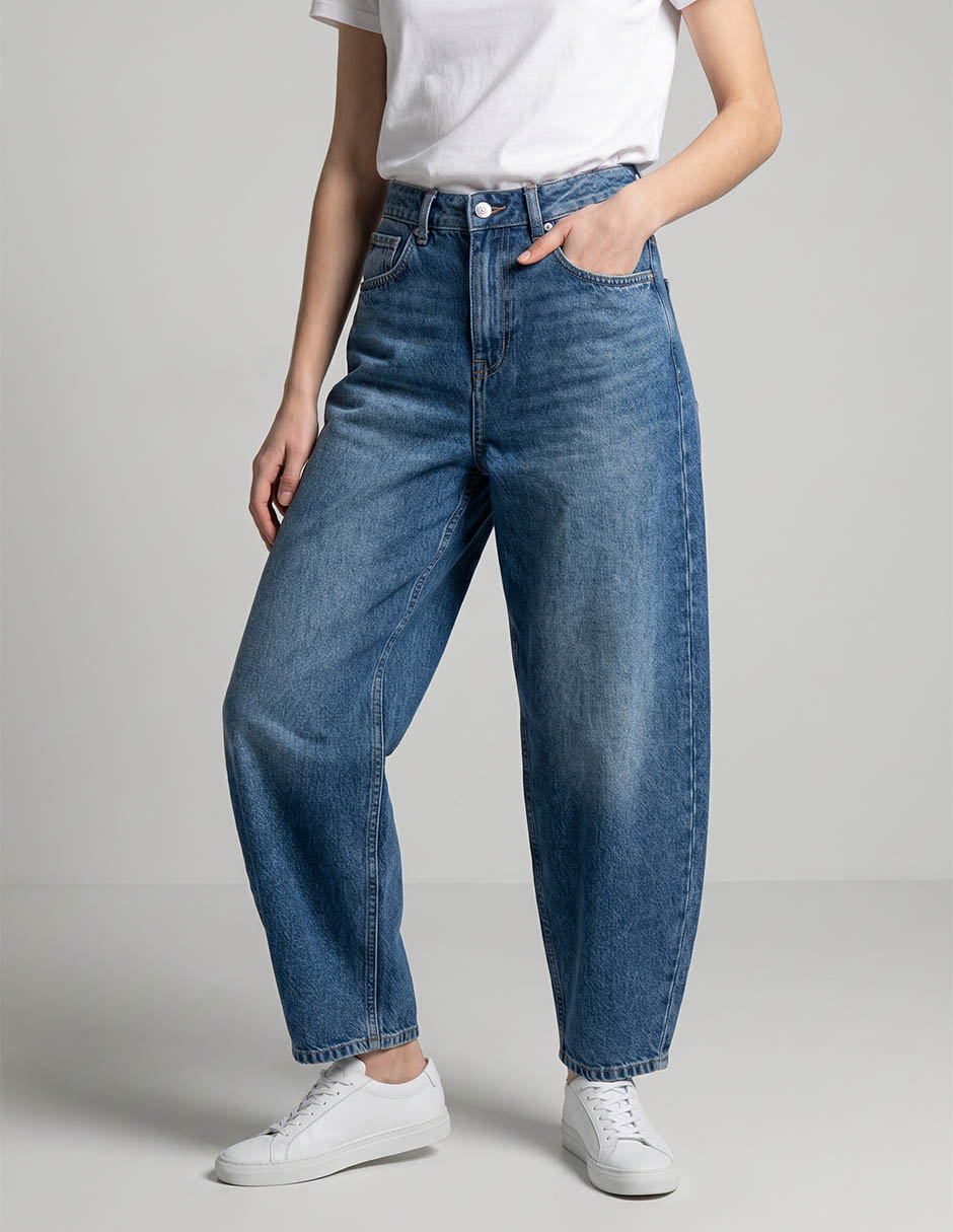 Jeans Barrel para mujer