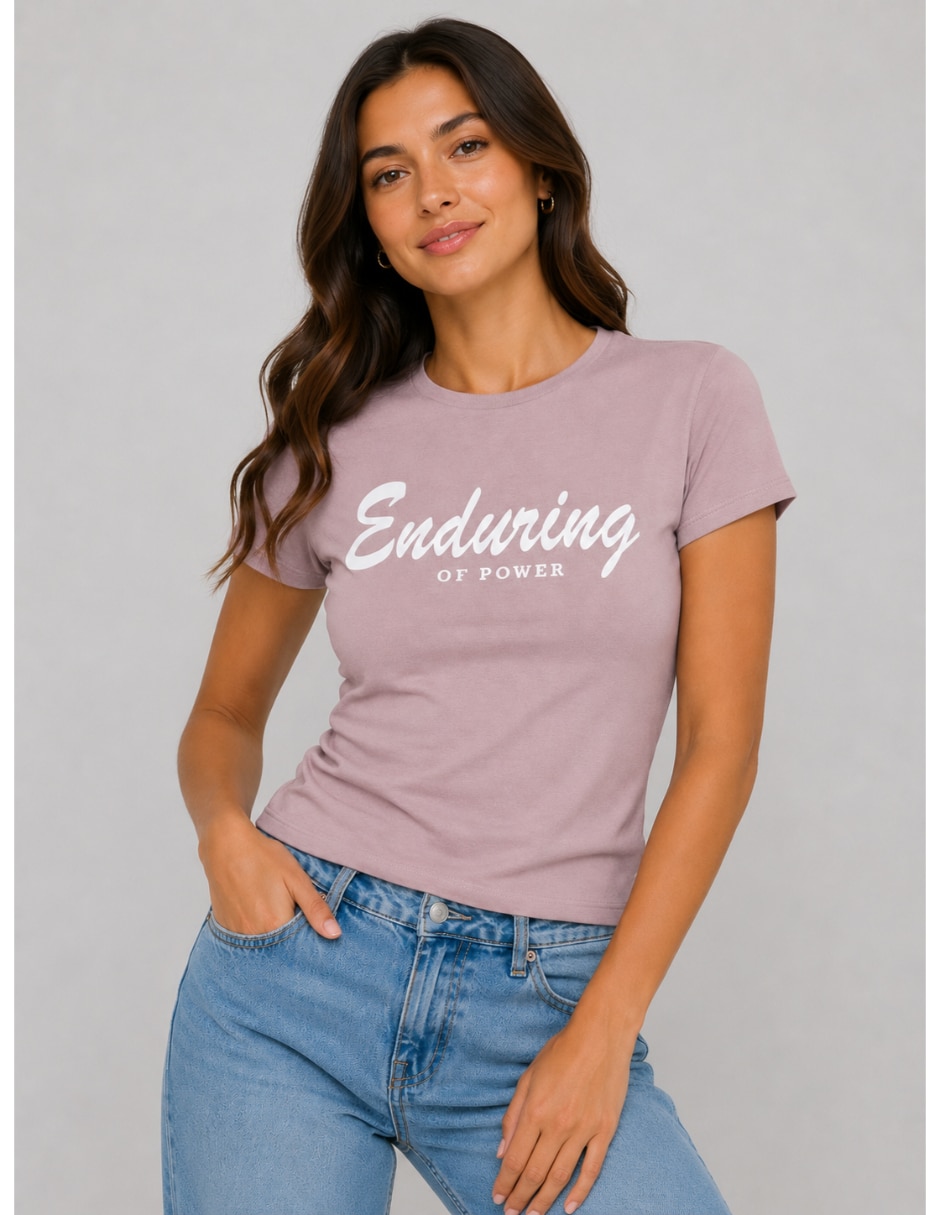 Playera manga corta ONLY cuello redondo para mujer