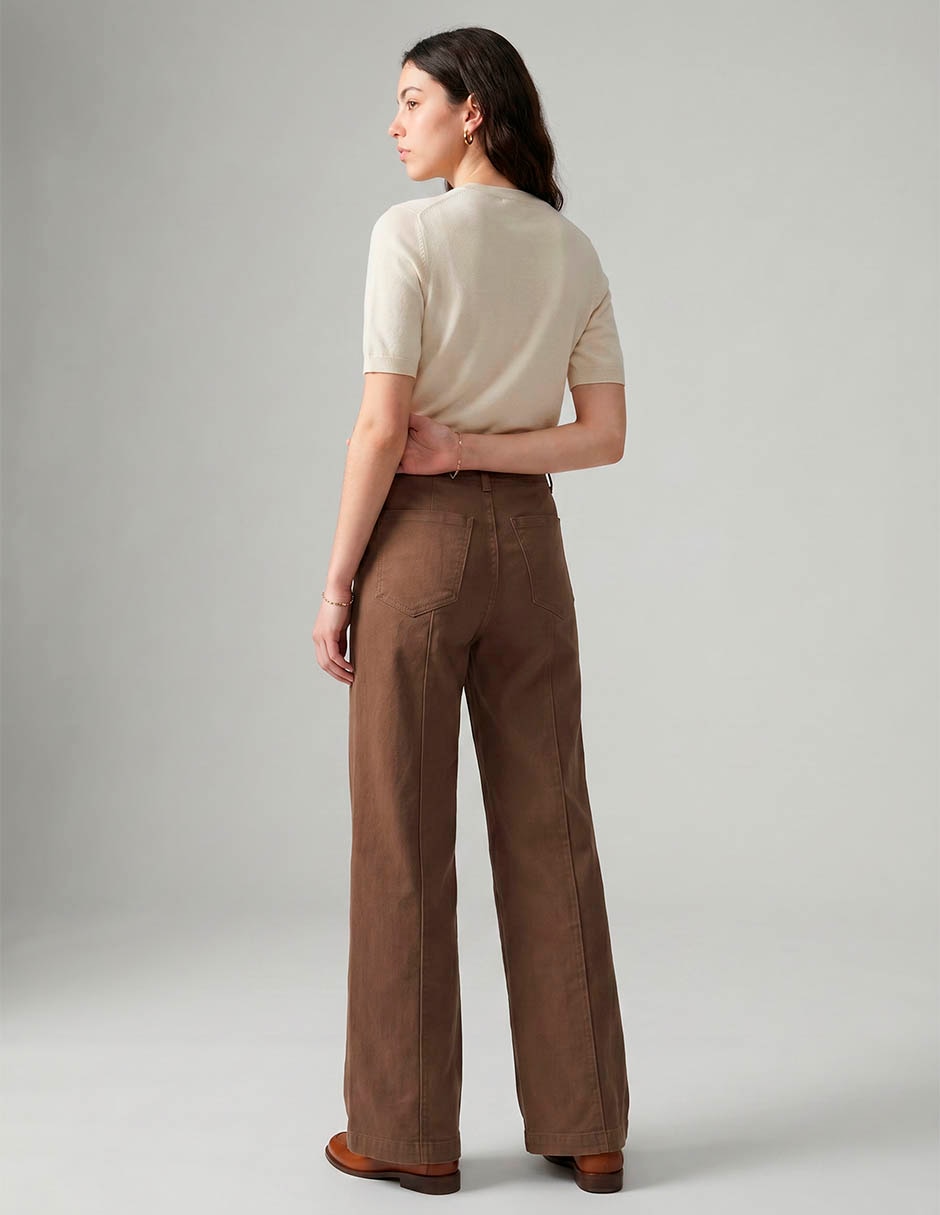 Pantalón relaxed wide leg para mujer 2