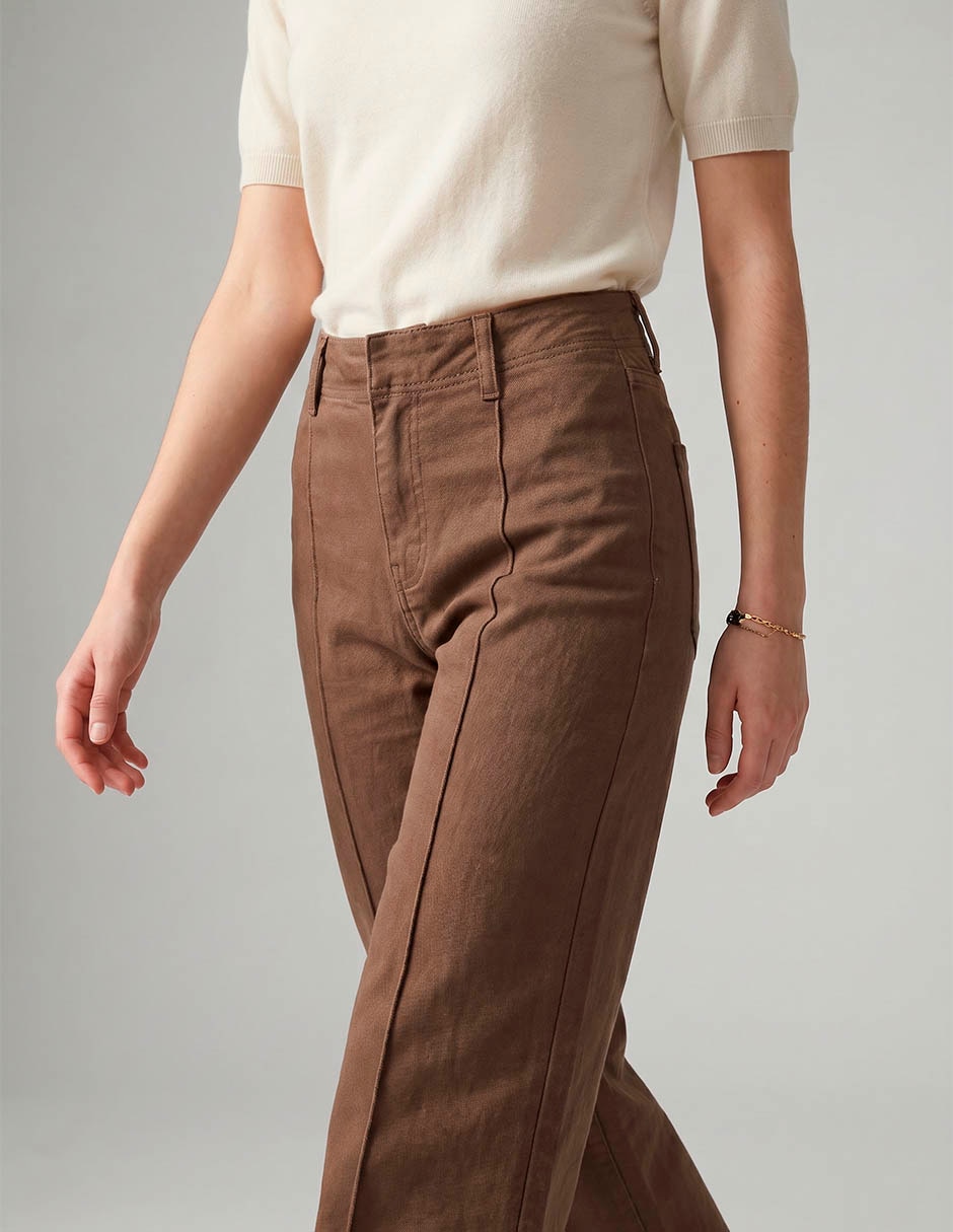 Pantalón relaxed wide leg para mujer 3