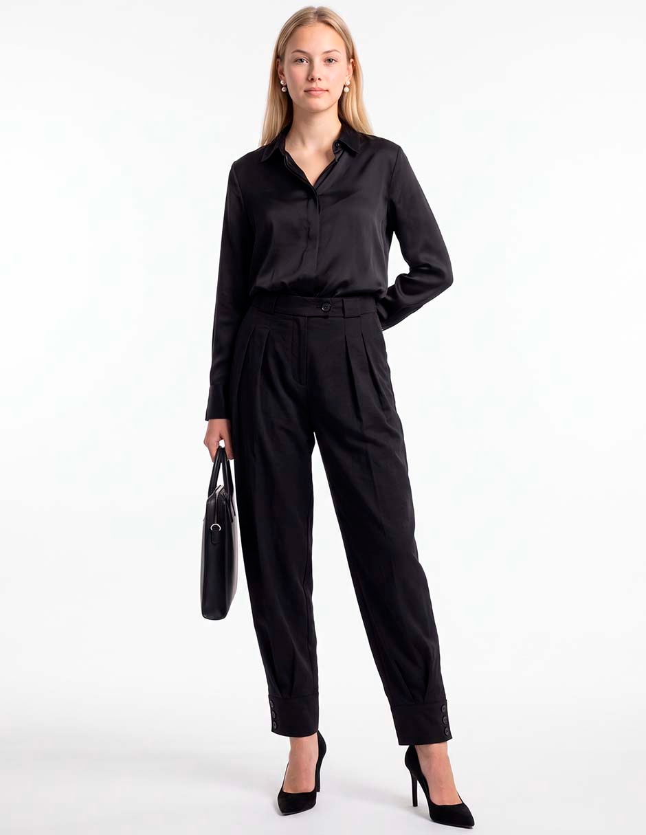 Pantalón de vestir loose para mujer Pantalón de vestir loose para mujer