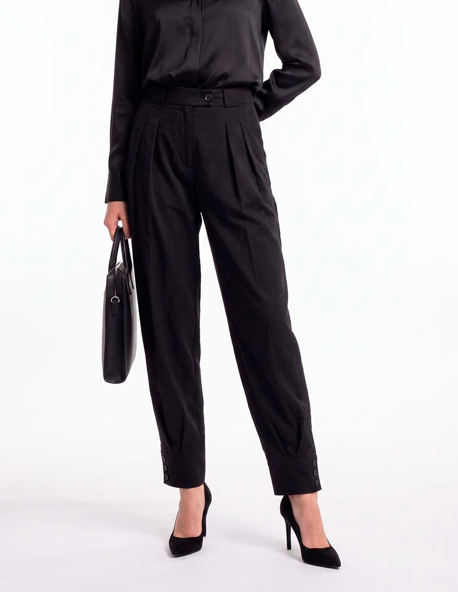 Pantalón de vestir loose para mujer 4