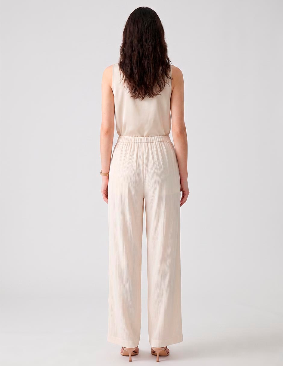 Pantalón plisado loose para mujer 2