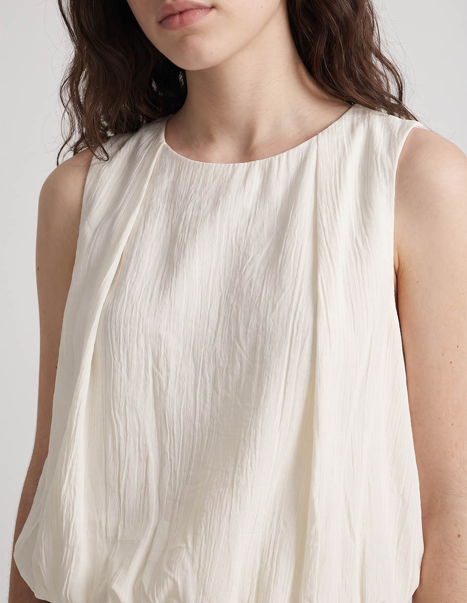 Top cuello redondo tirante ancho 4