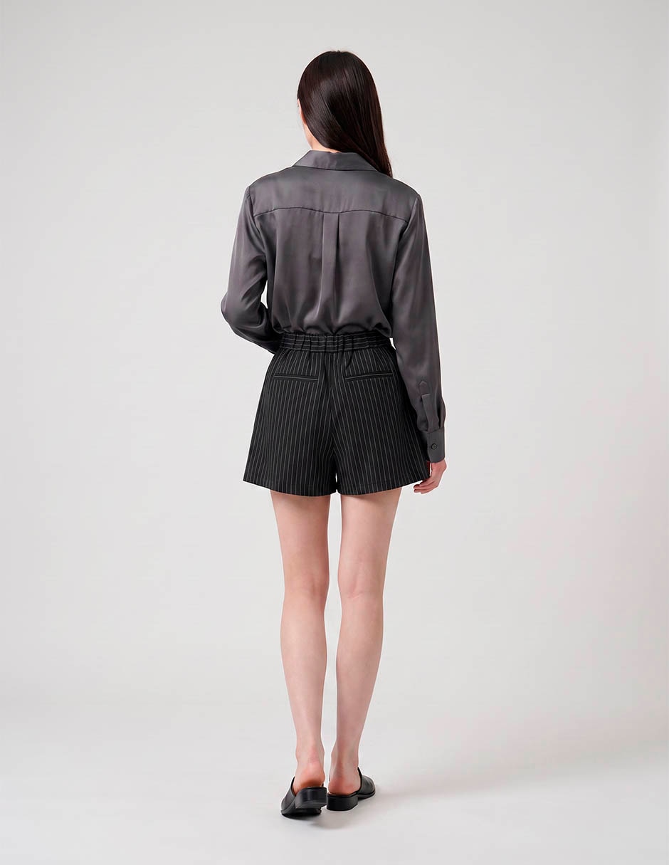 Falda short corta a la cintura para mujer 2