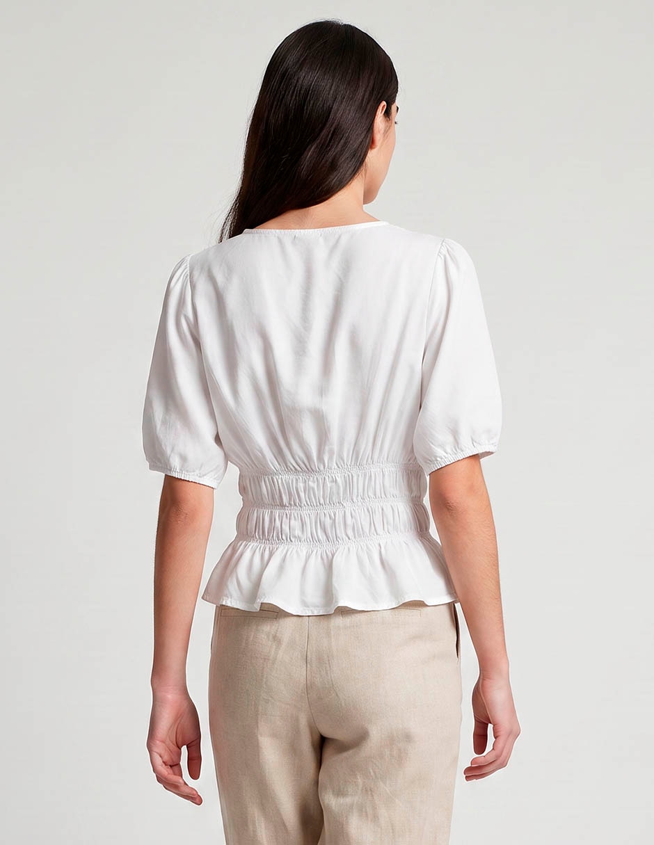 Blusa manga al codo para mujer 2