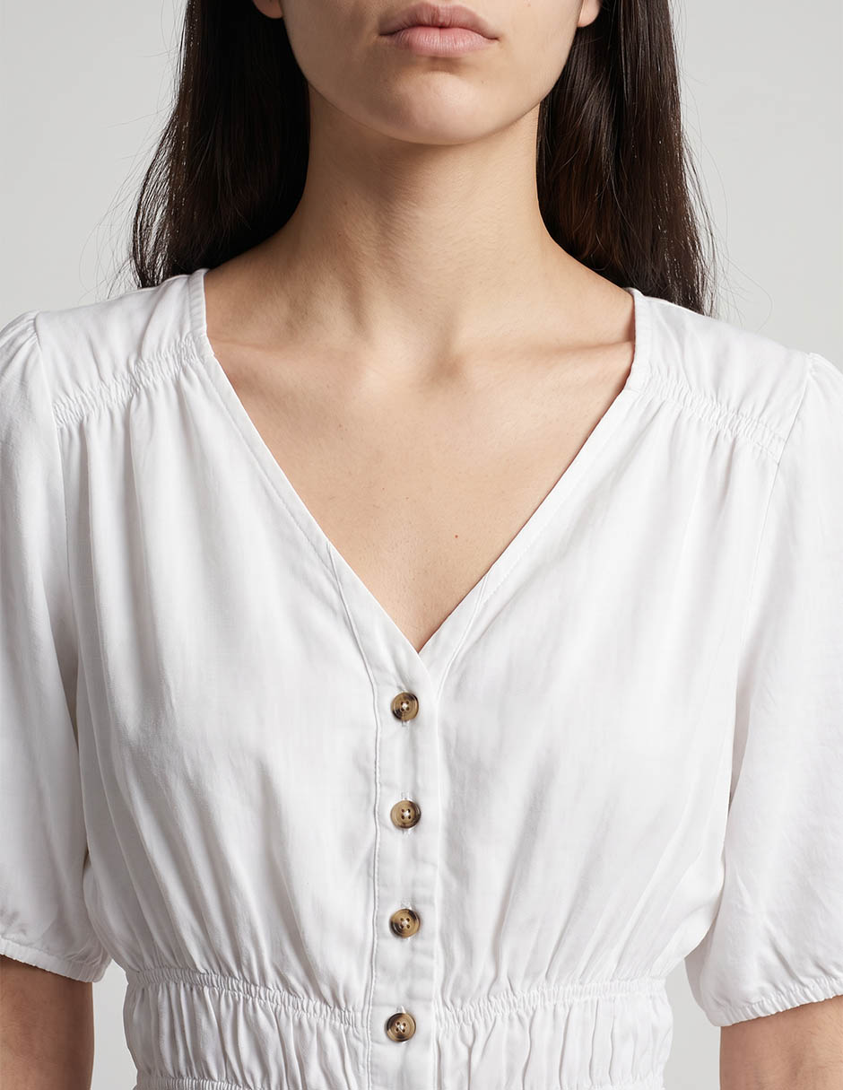 Blusa manga al codo para mujer 3