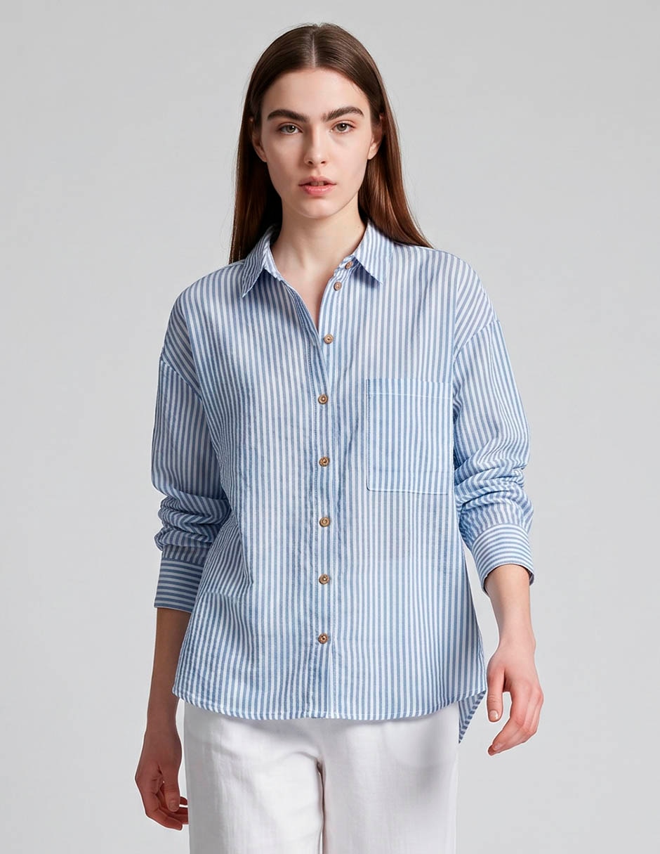 Blusa manga larga para mujer 1