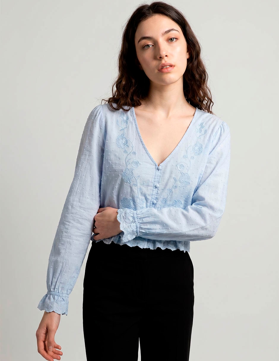 Blusa manga larga para mujer Blusa manga larga para mujer