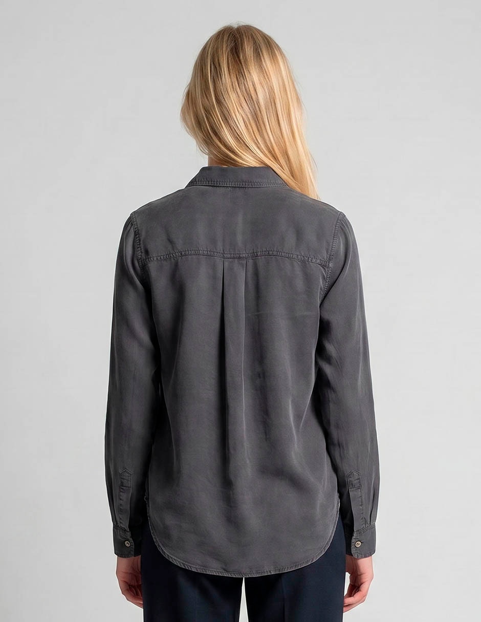 Blusa camisera manga larga para mujer 2