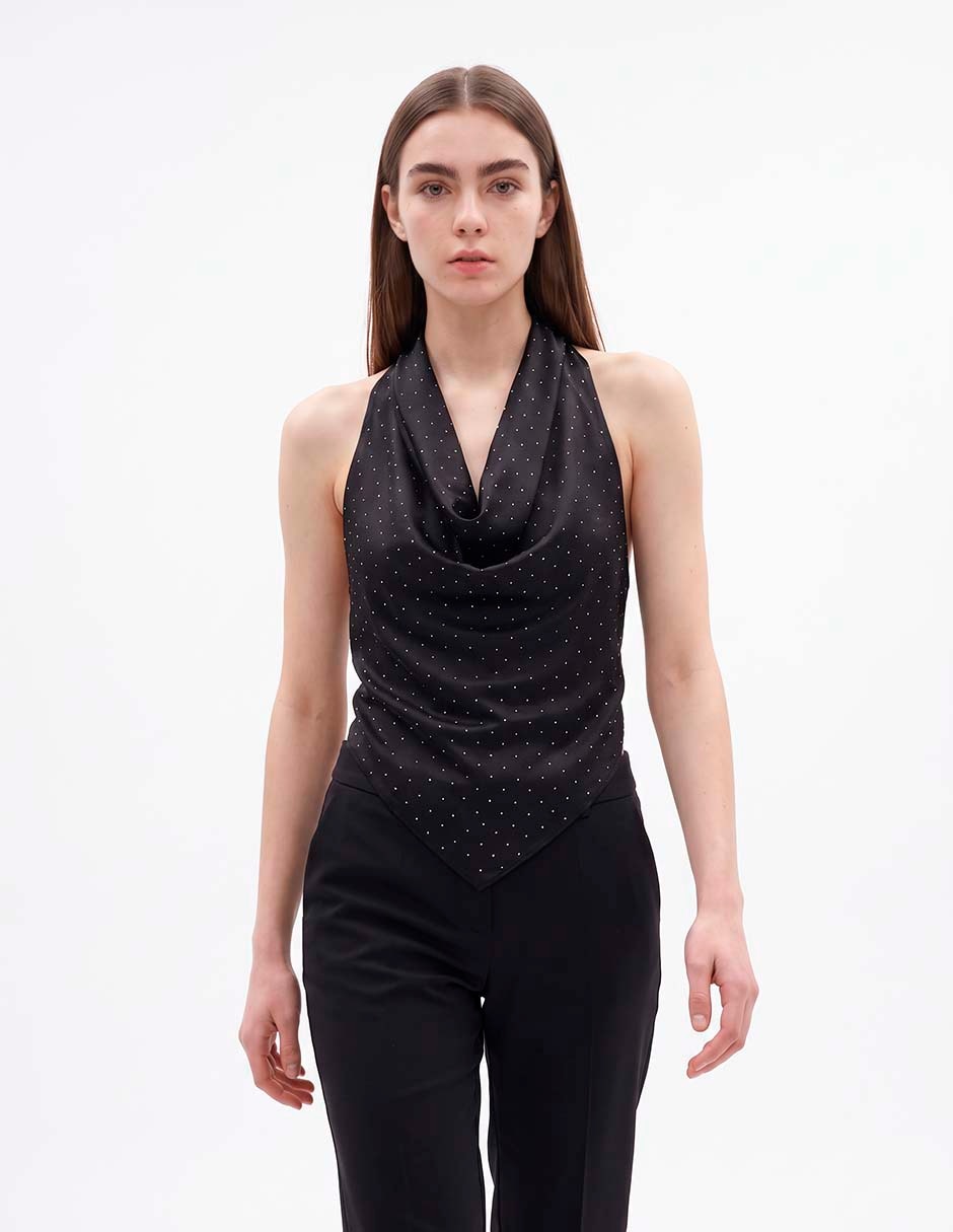 Blusa sin manga para mujer