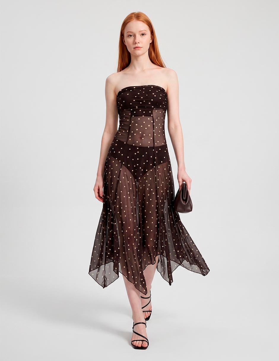 Vestido midi casual para mujer Vestido midi casual para mujer
