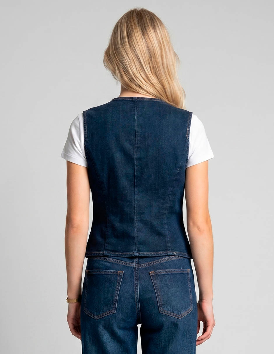 Blusa sin manga para mujer 2