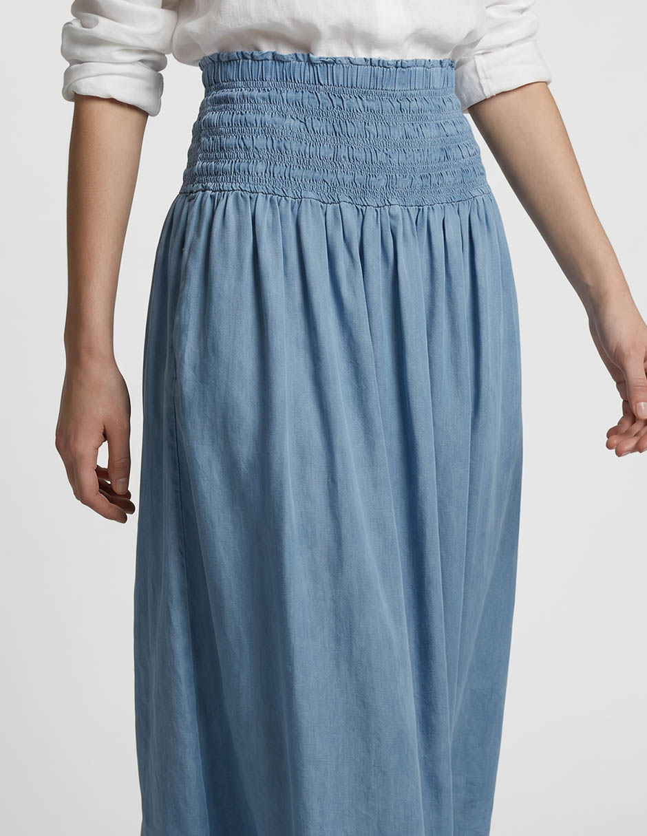 Falda crop a la cintura alta 3