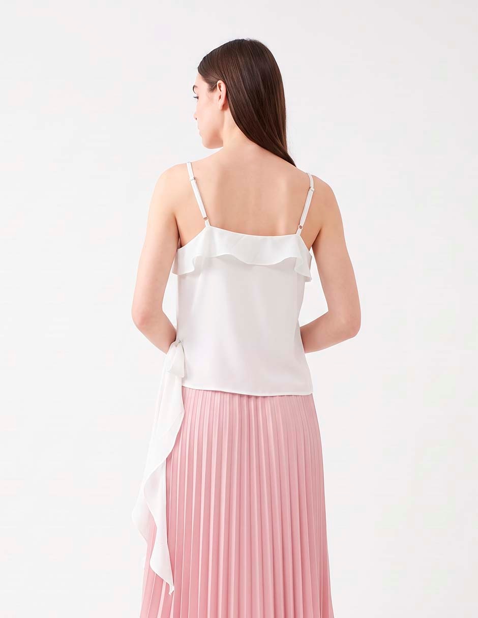Blusa sin manga para mujer 4