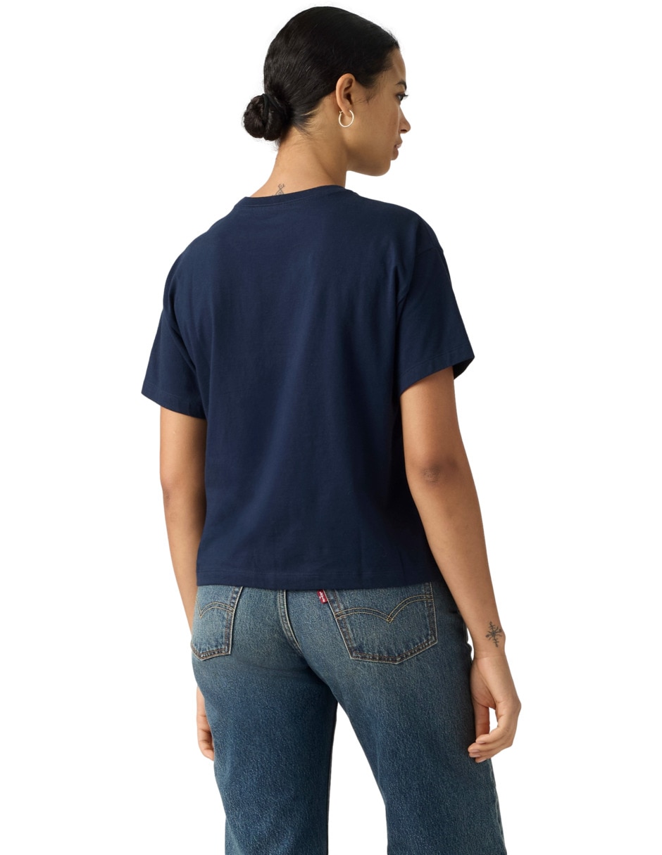 Playera manga corta Levi'S cuello redondo para mujer