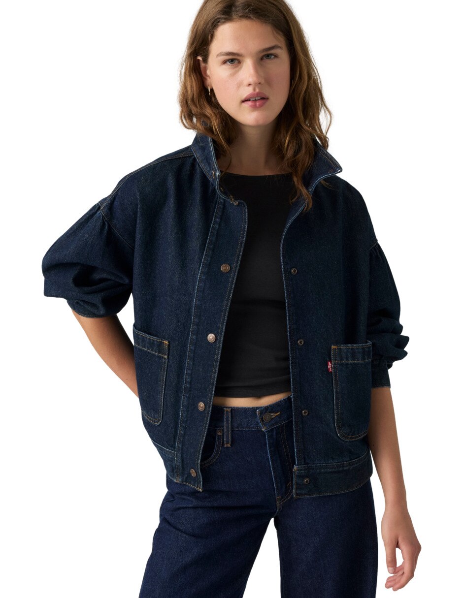 Chamarra casual impermeable de algodón para mujer 3