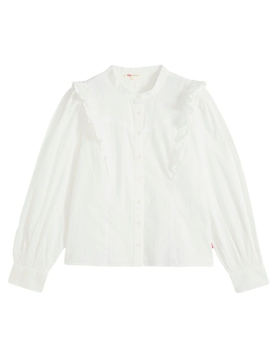 Blusa camisera manga larga para mujer 5