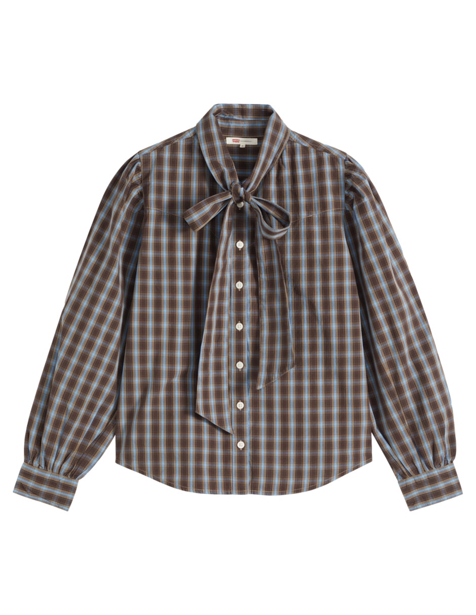 Blusa camisera manga larga para mujer 5