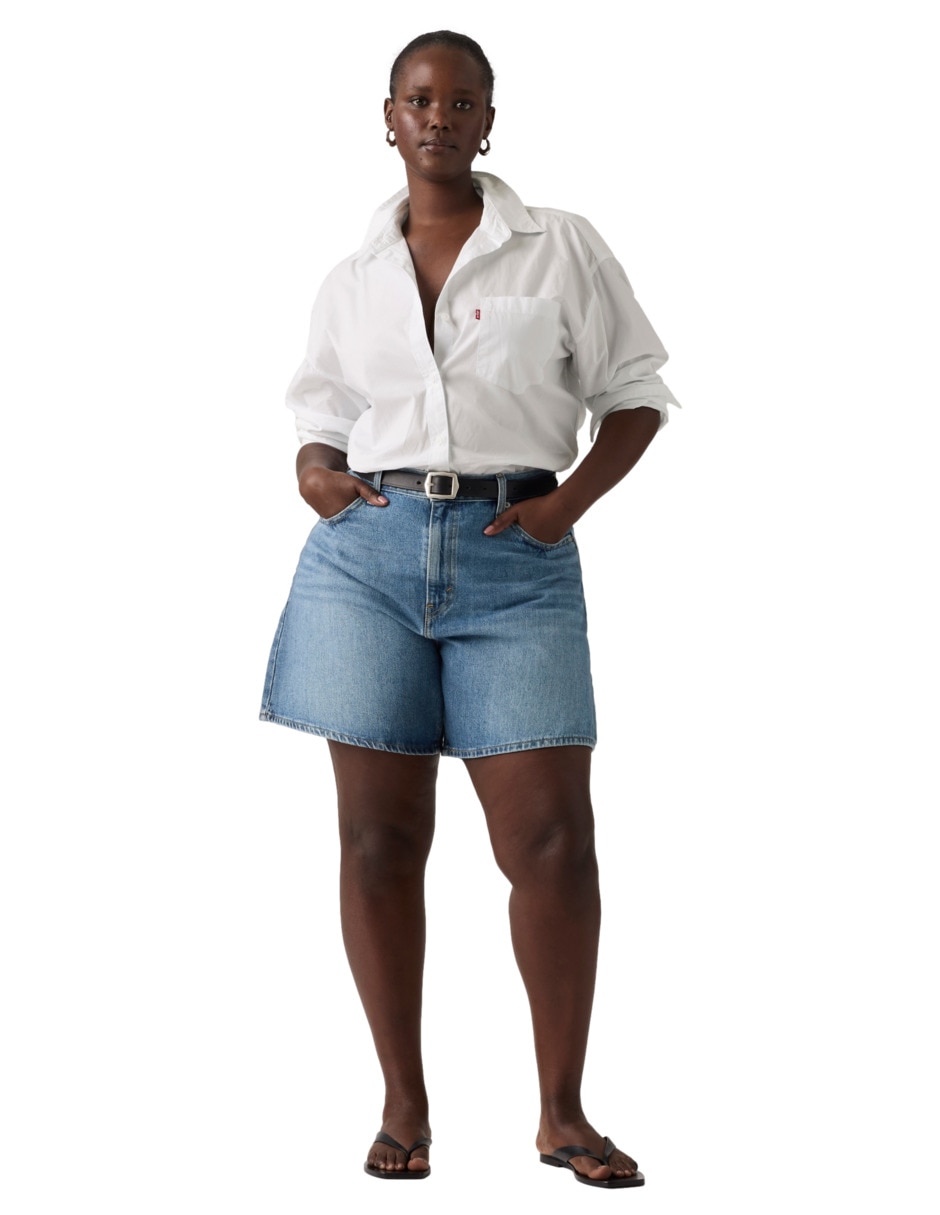 Short levi's de algodón para mujer