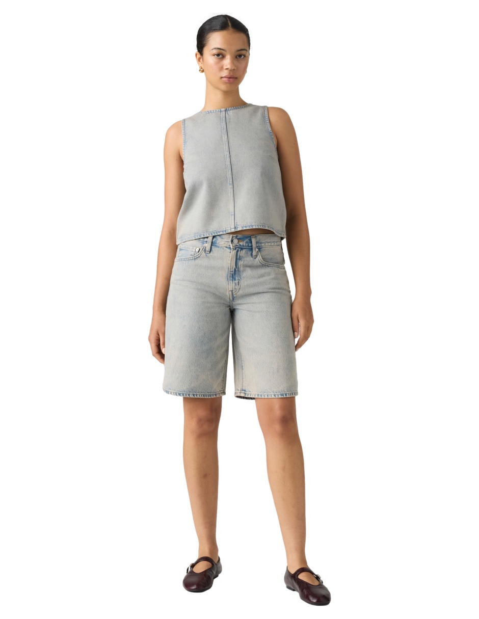 Blusa sin manga para mujer 3