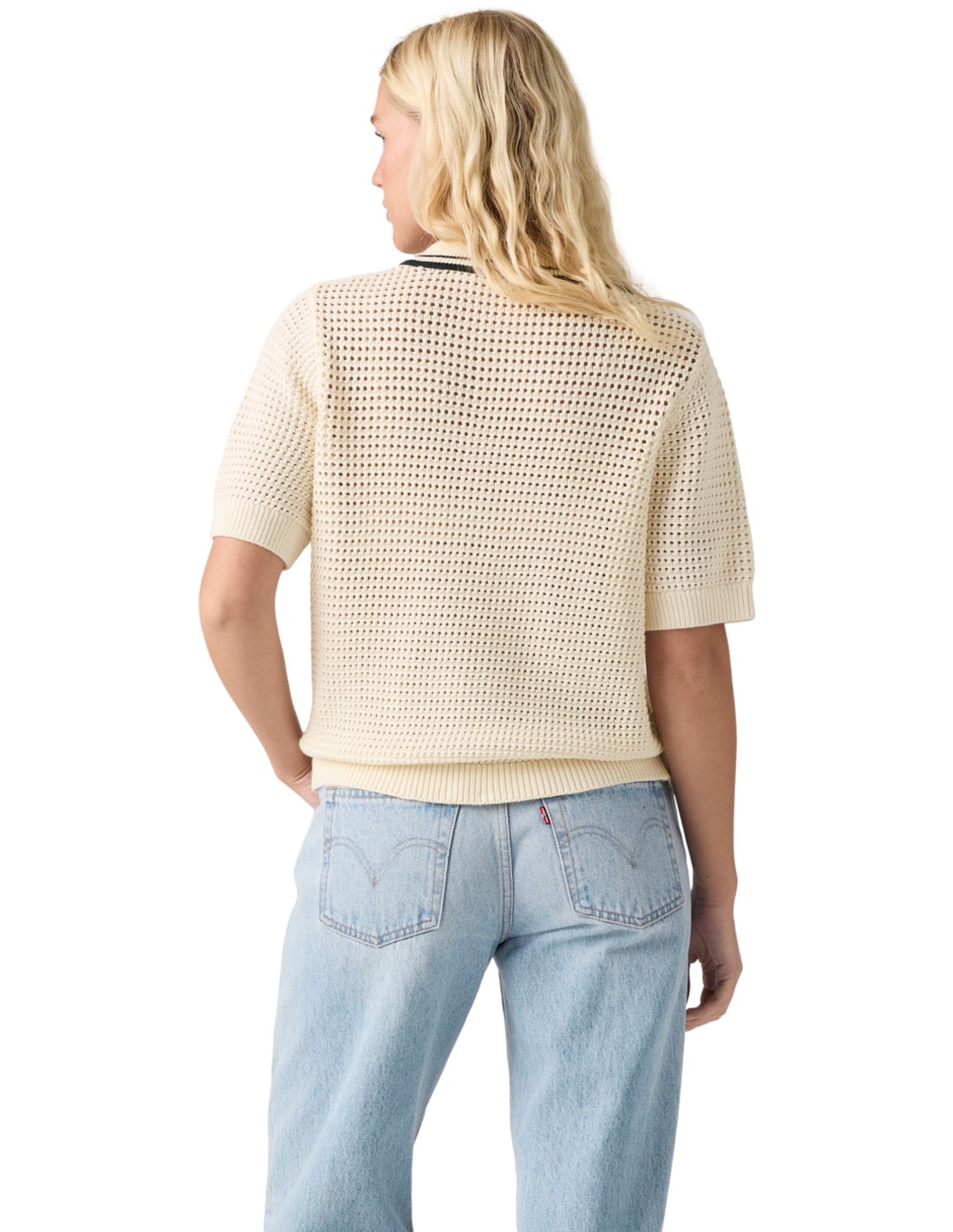 Playera tipo polo para mujer 2