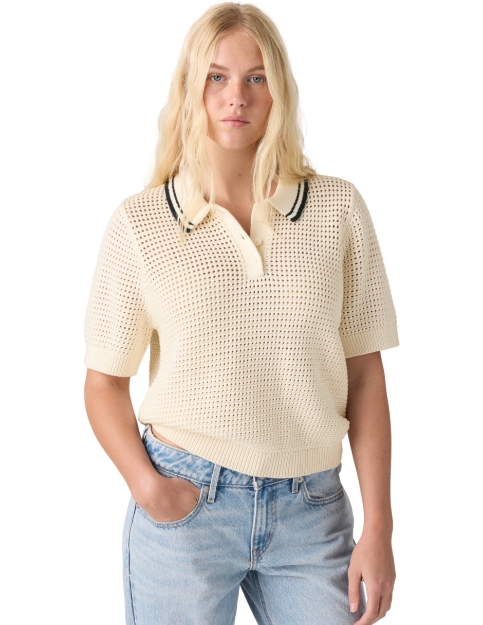 Playera tipo polo para mujer 3