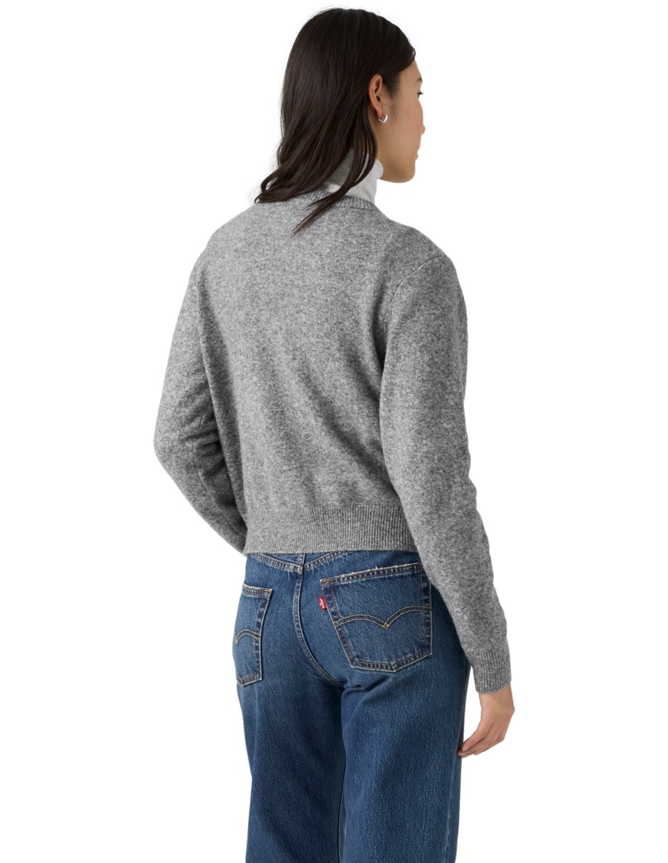 Suéter cuello redondo para mujer 5