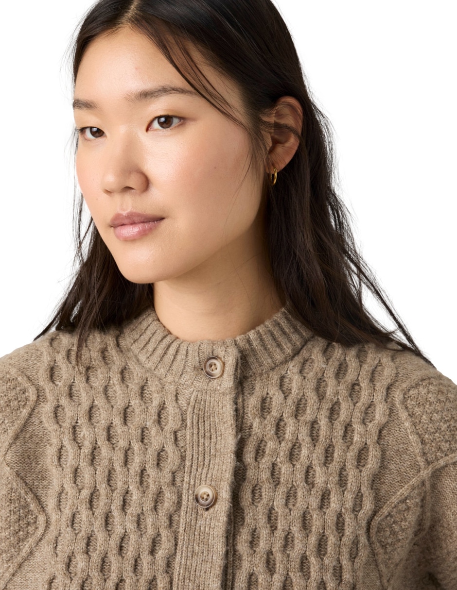 Suéter cuello redondo para mujer 2