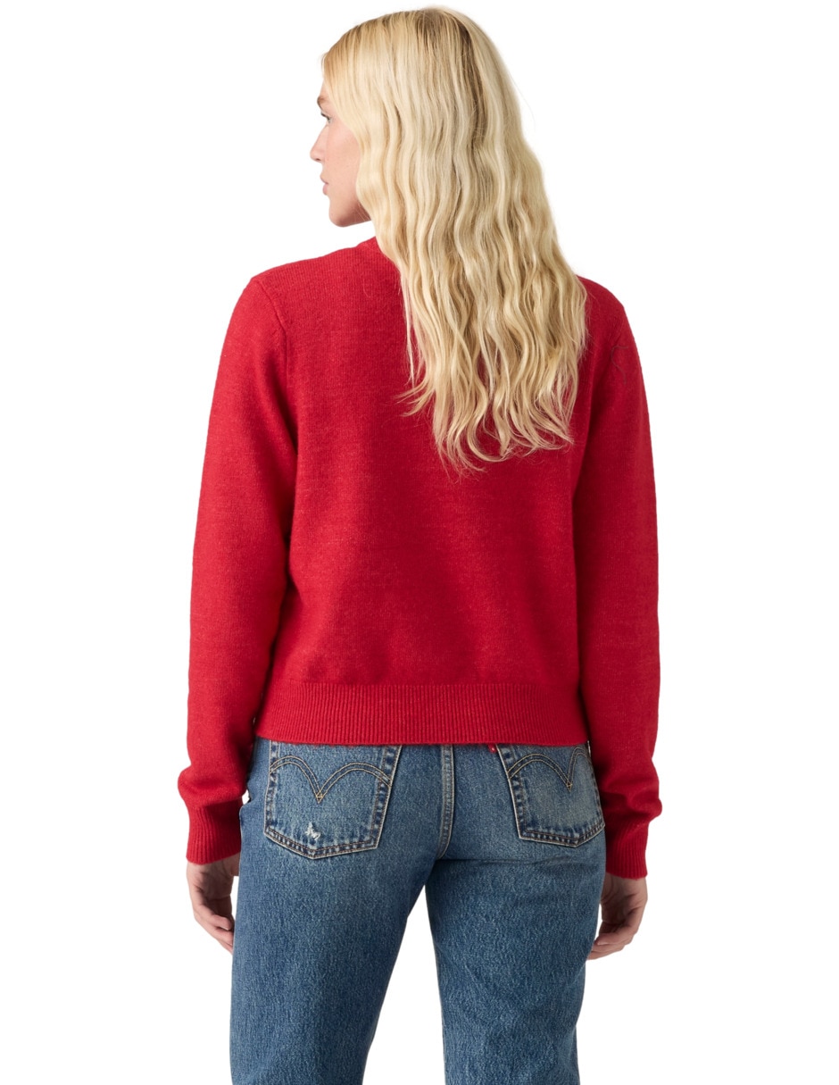 Suéter cuello redondo para mujer 5