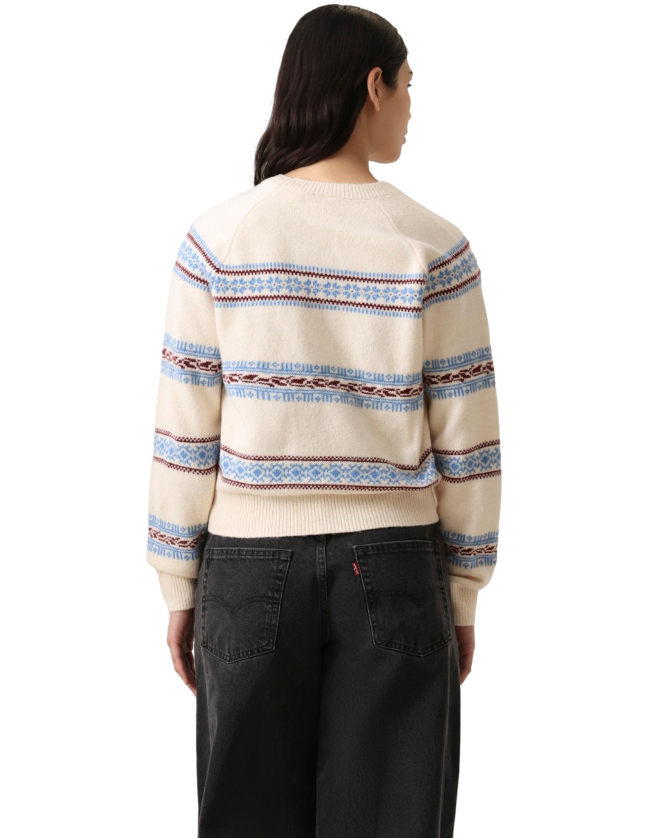 Suéter cuello redondo para mujer 3