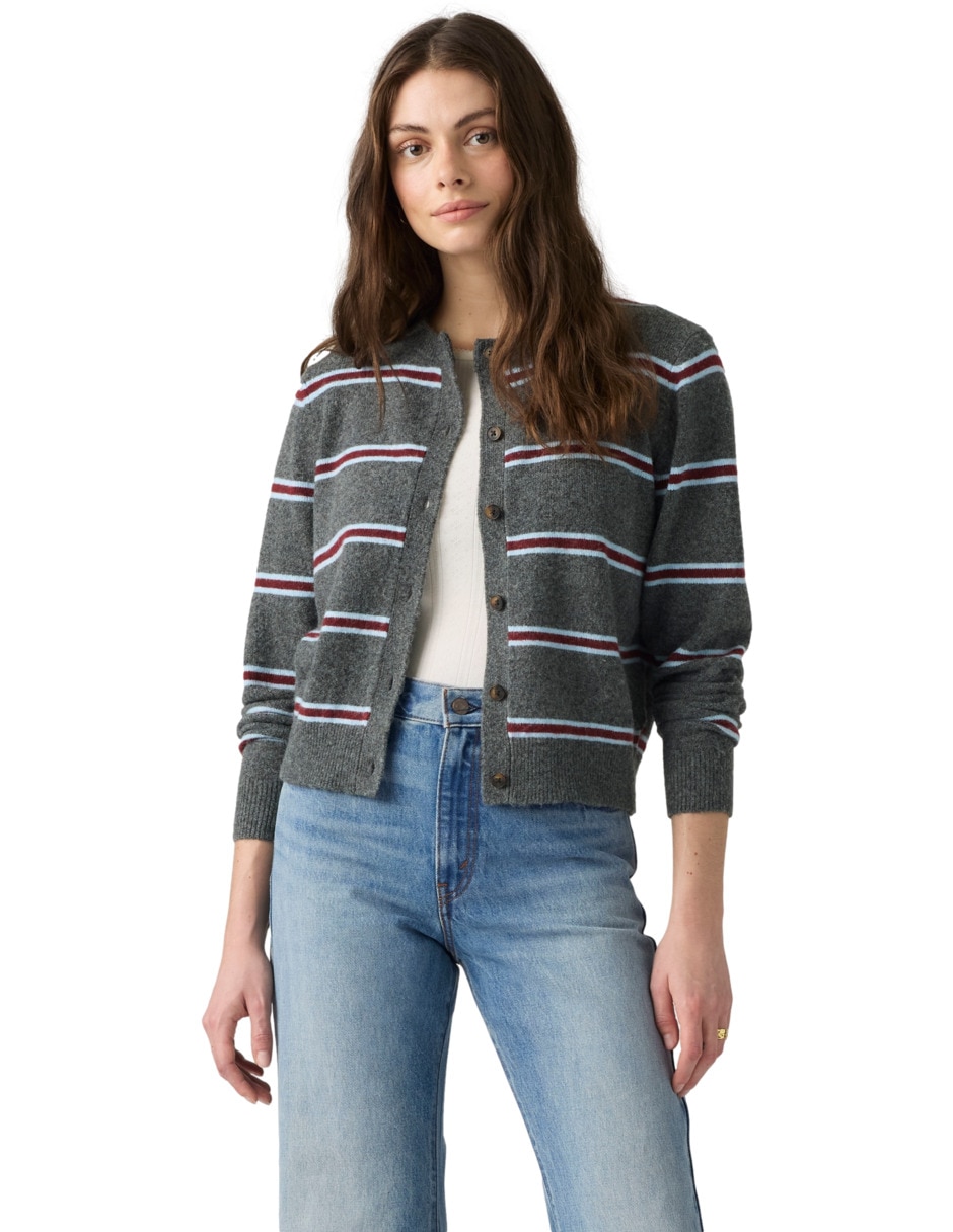 Suéter cuello redondo para mujer