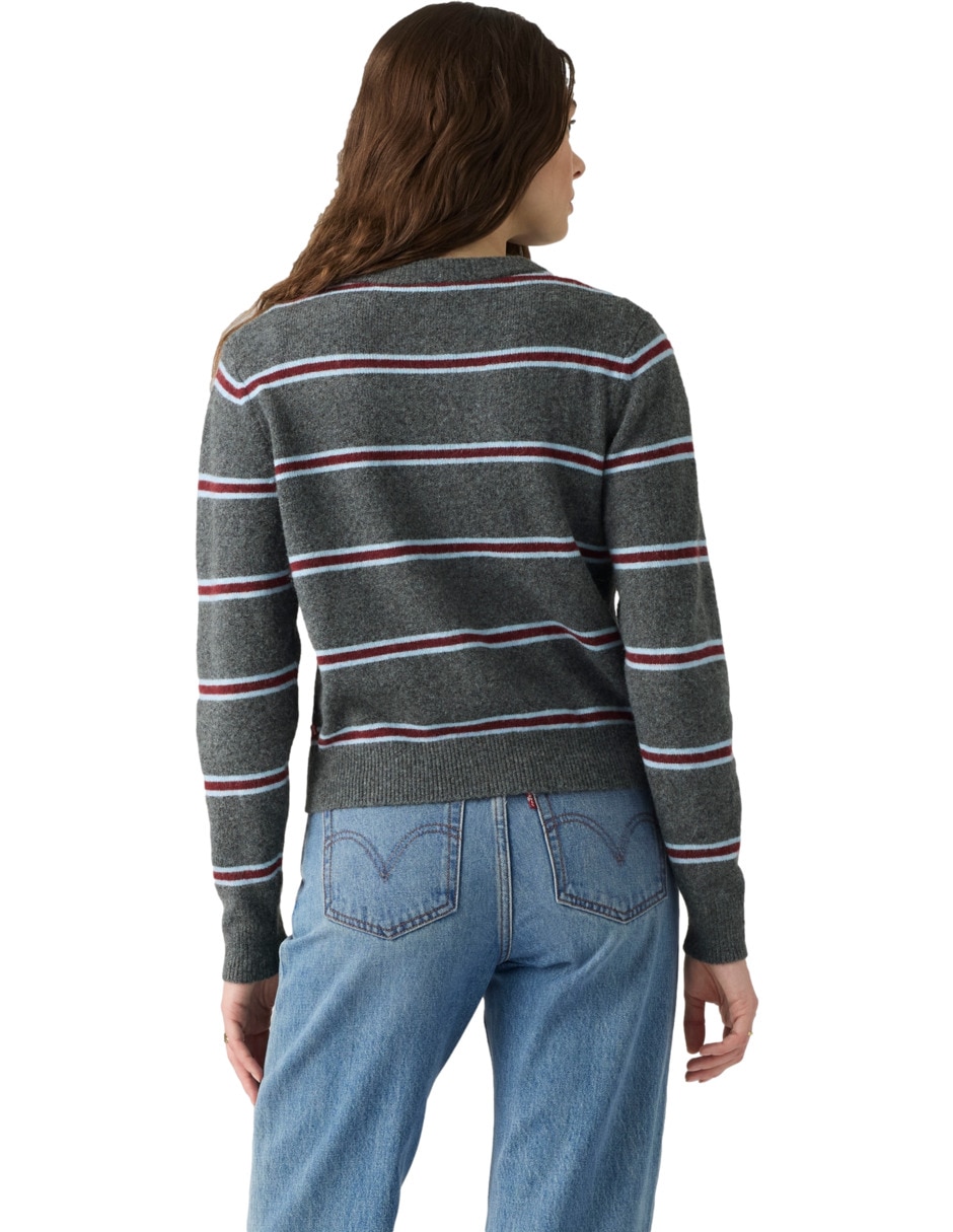 Suéter cuello redondo para mujer 5
