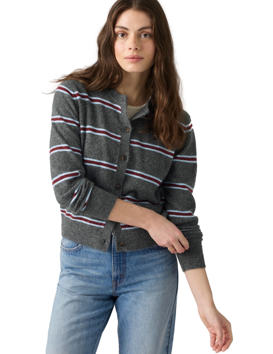 Suéter cuello redondo para mujer 4