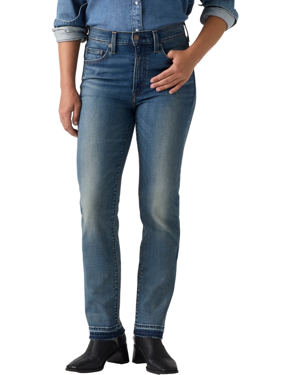 Jeans regular slim 722 corte media cintura para mujer Jeans regular slim 722 corte media cintura para mujer