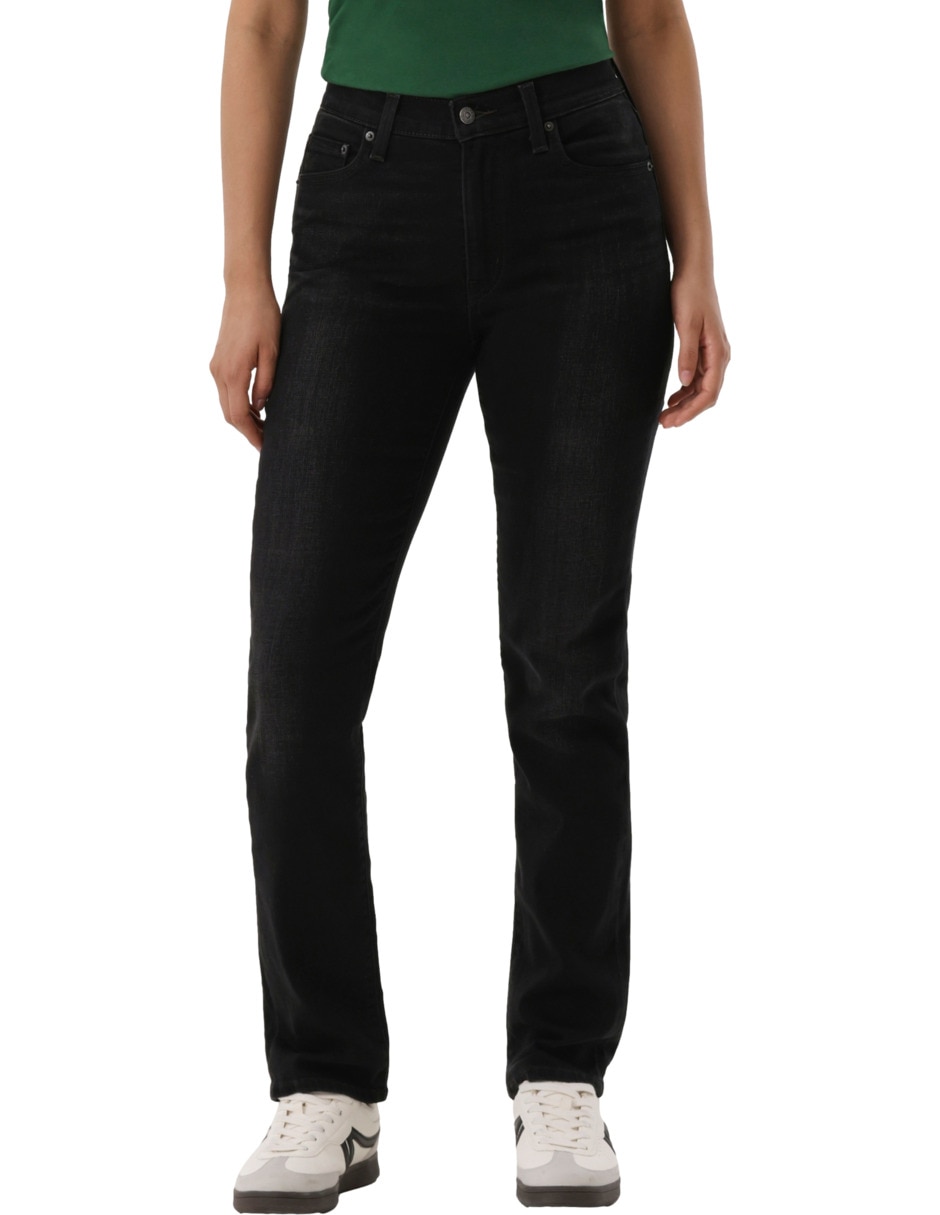 Jeans regular slim 722 corte media cintura para mujer