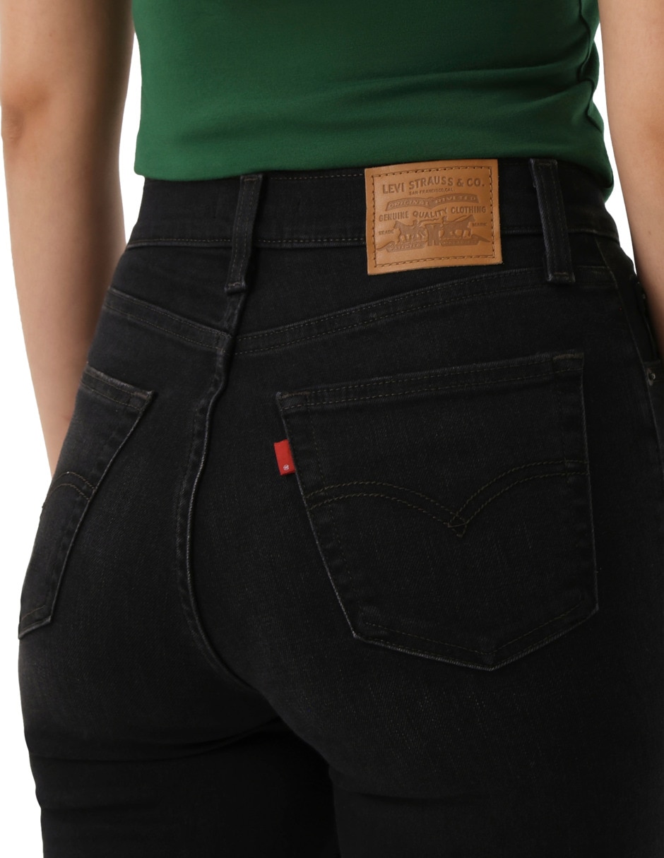 Jeans regular slim 722 corte media cintura para mujer 4