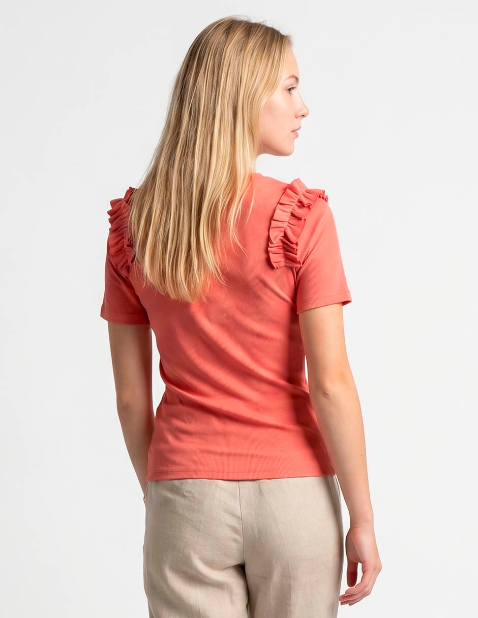 Blusa salsa manga corta para mujer