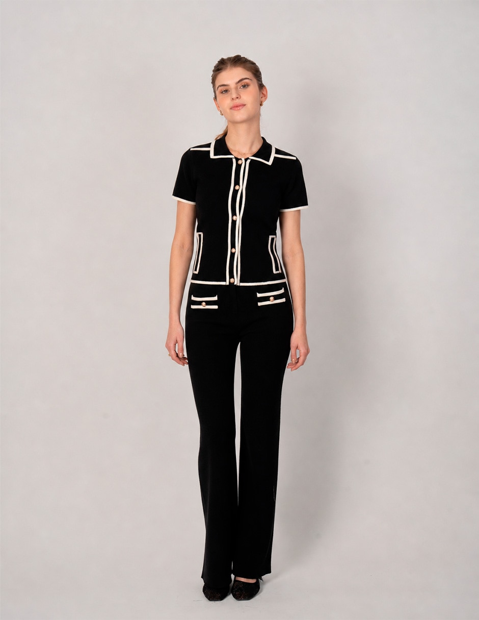 Suéter cuello Camisero para mujer 2