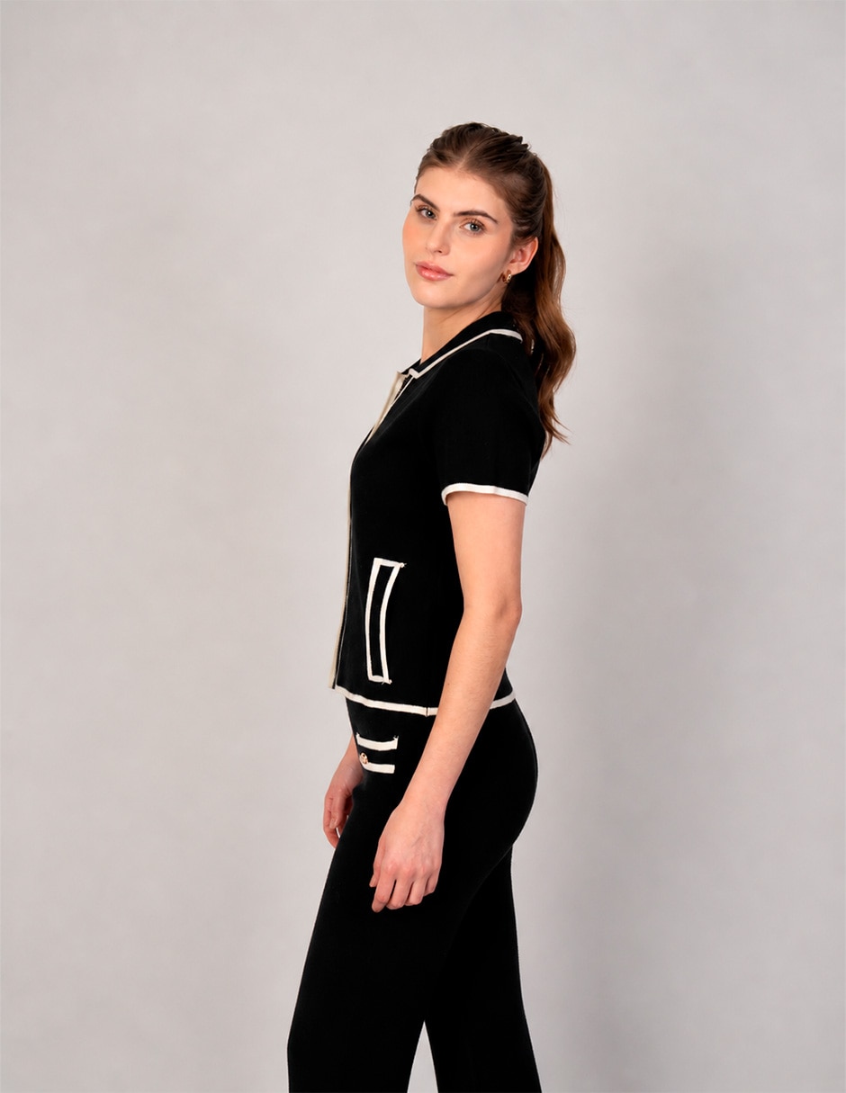 Suéter cuello Camisero para mujer 5