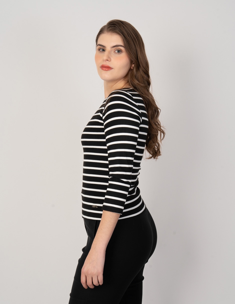Blusa manga 3/4 para mujer 2