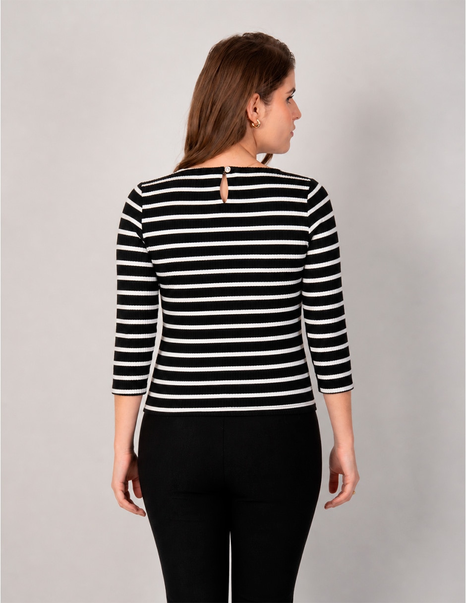 Blusa manga 3/4 para mujer 4