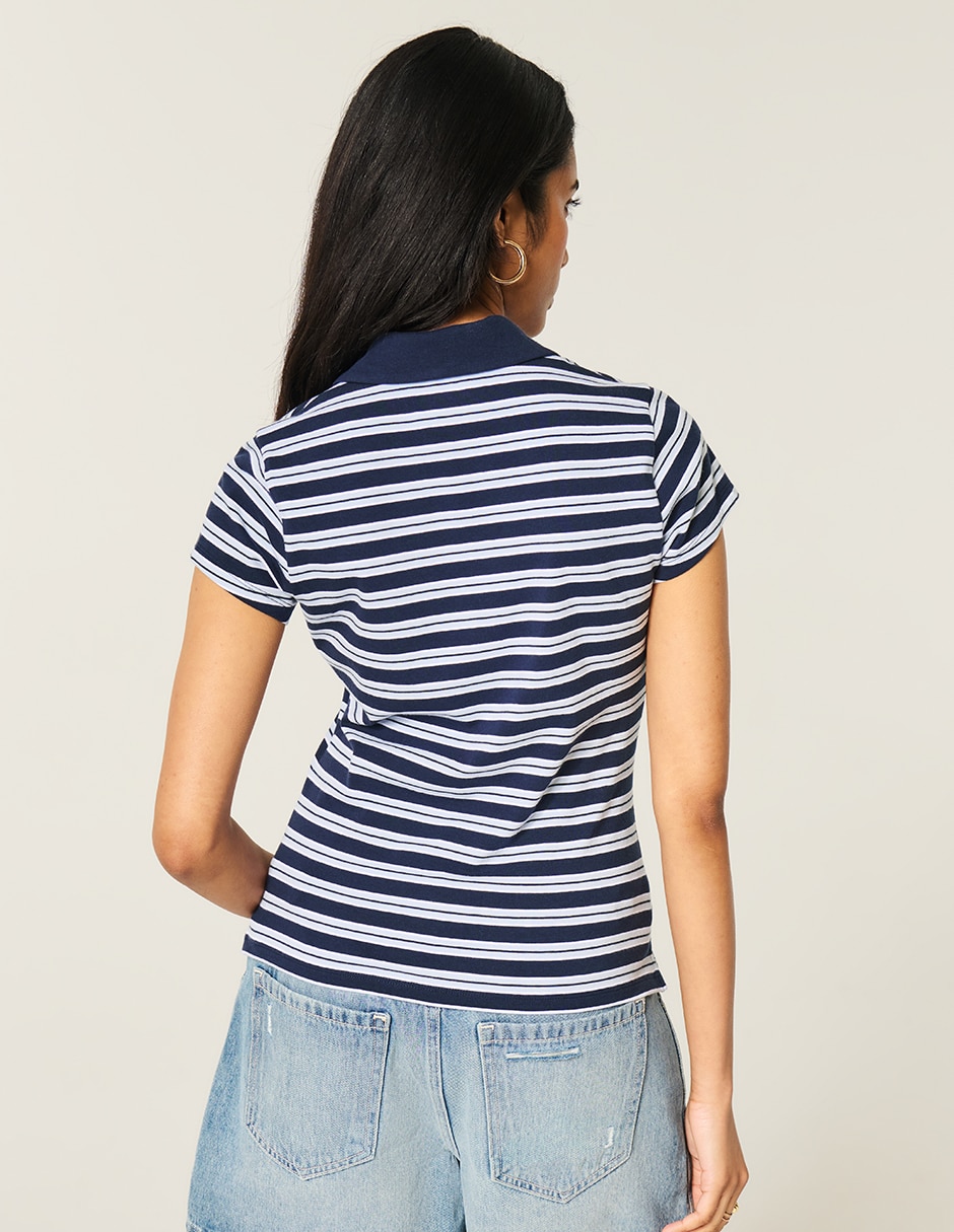 Playera tipo polo para mujer 3