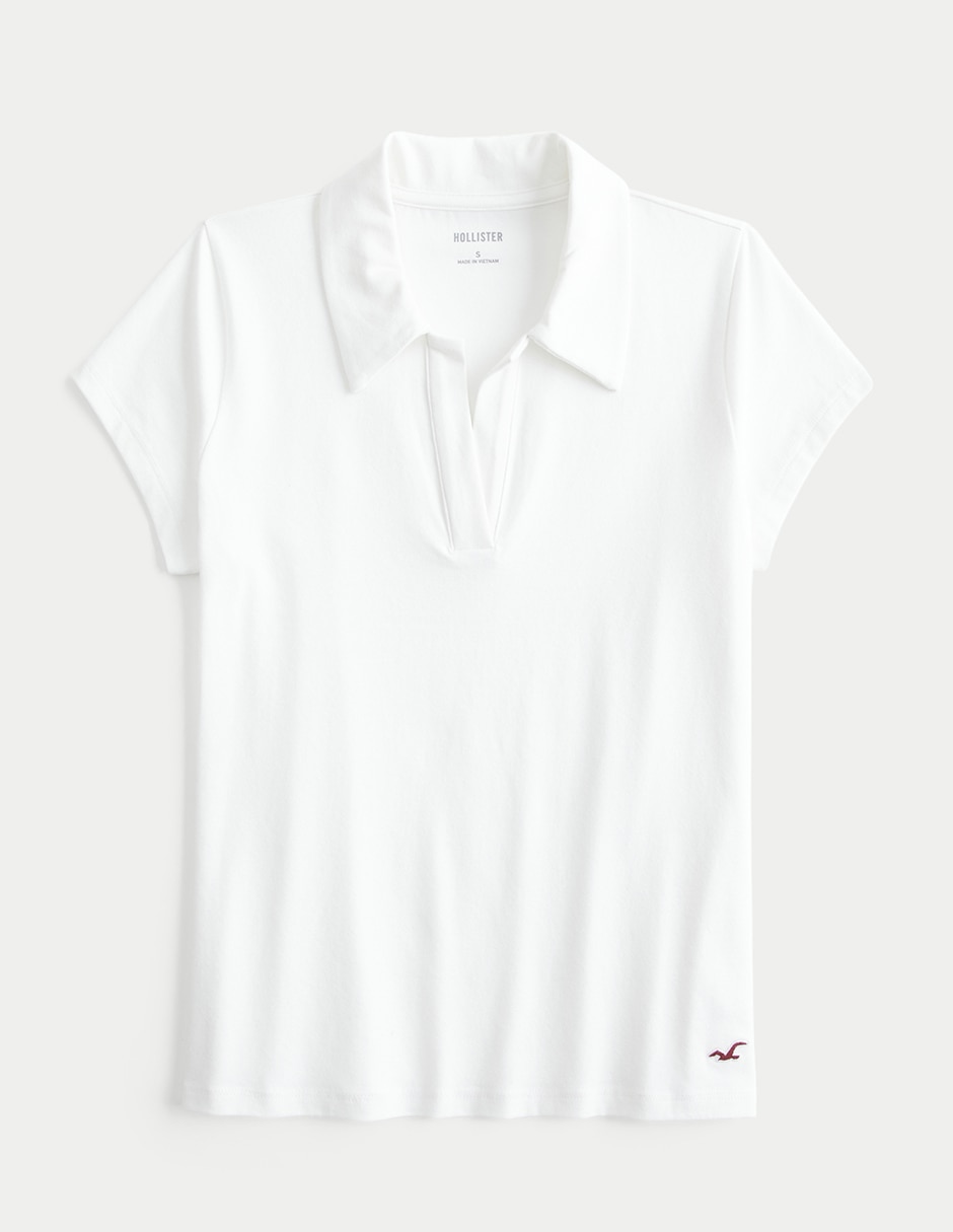 Playera tipo polo para mujer
