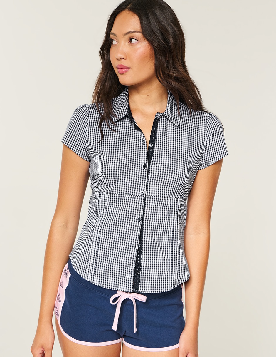 Blusa manga corta para mujer 3