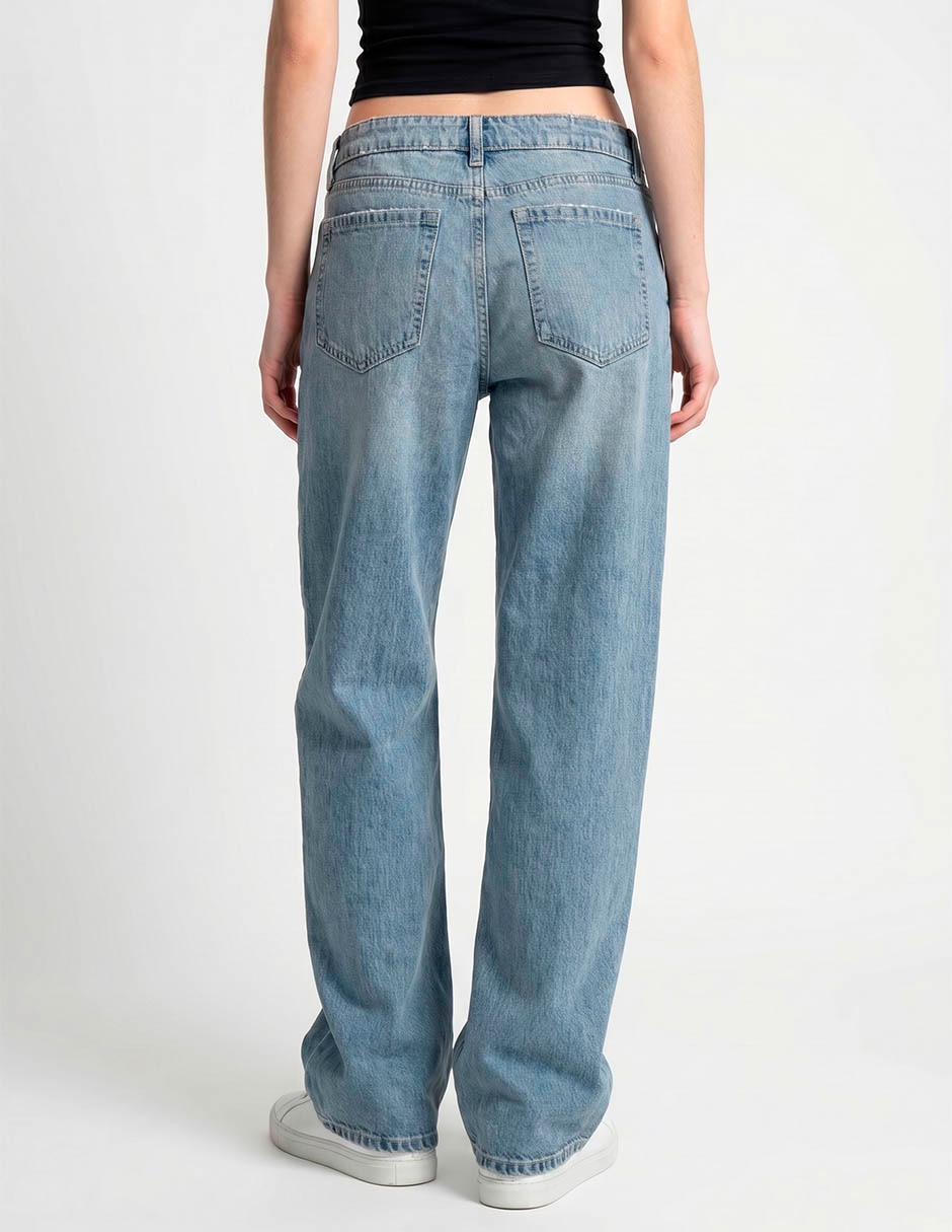 Jeans straight para mujer 2