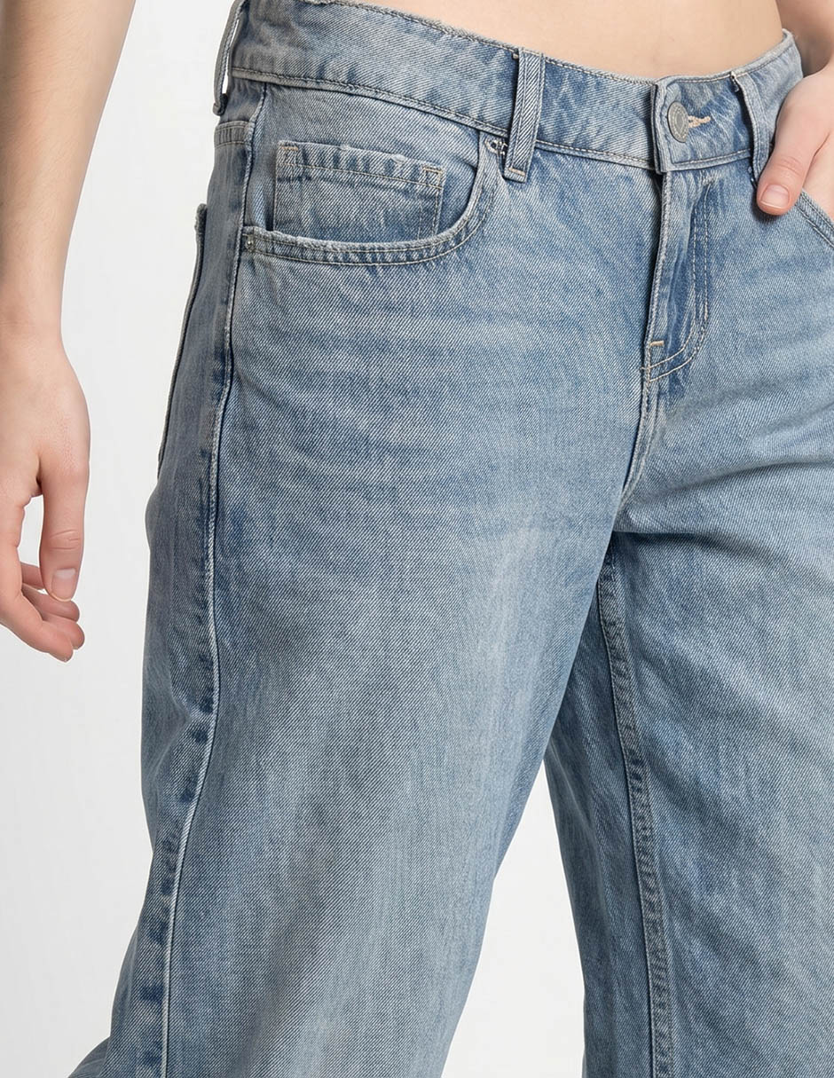 Jeans straight para mujer 3