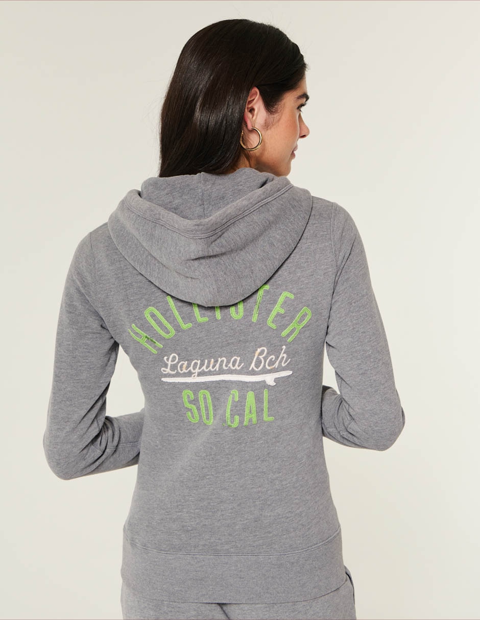 Sudadera con capucha y bolsa para mujer 4