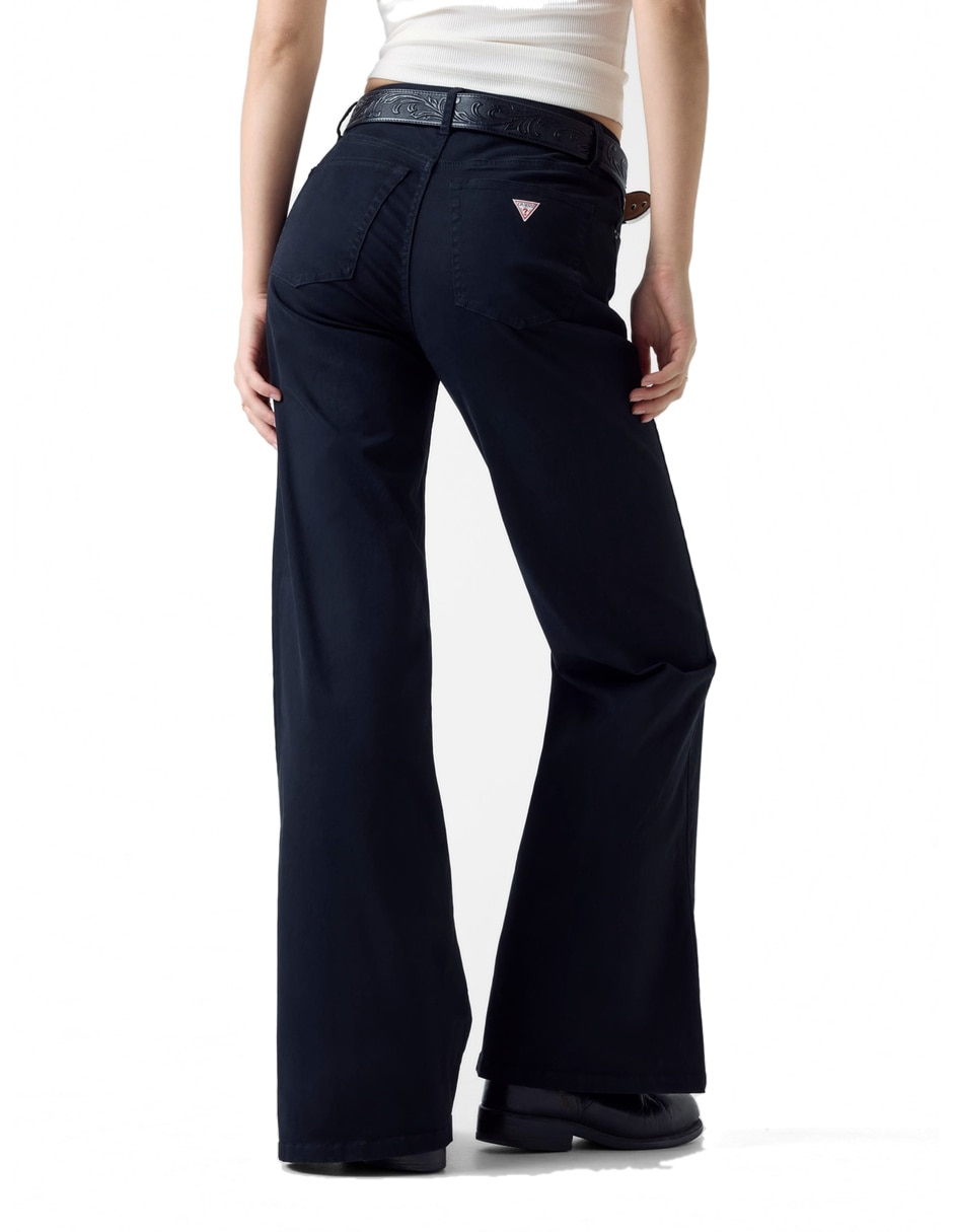 Jeans flare a la cintura alta para mujer 3