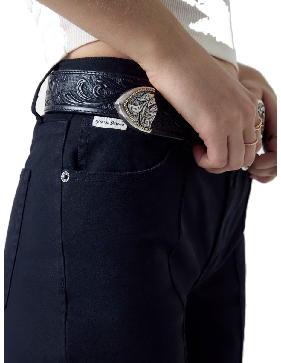 Jeans flare a la cintura alta para mujer 2